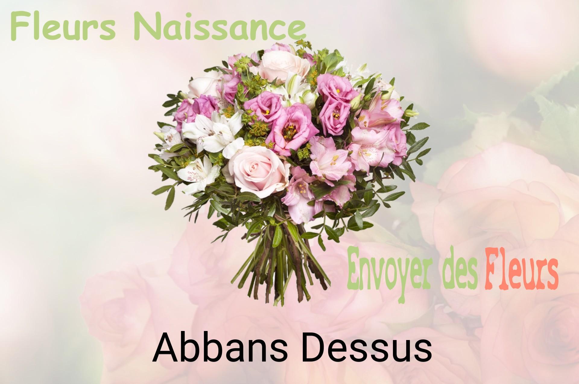 Bouquet de fleurs de naissance livré à Abbans-Dessus