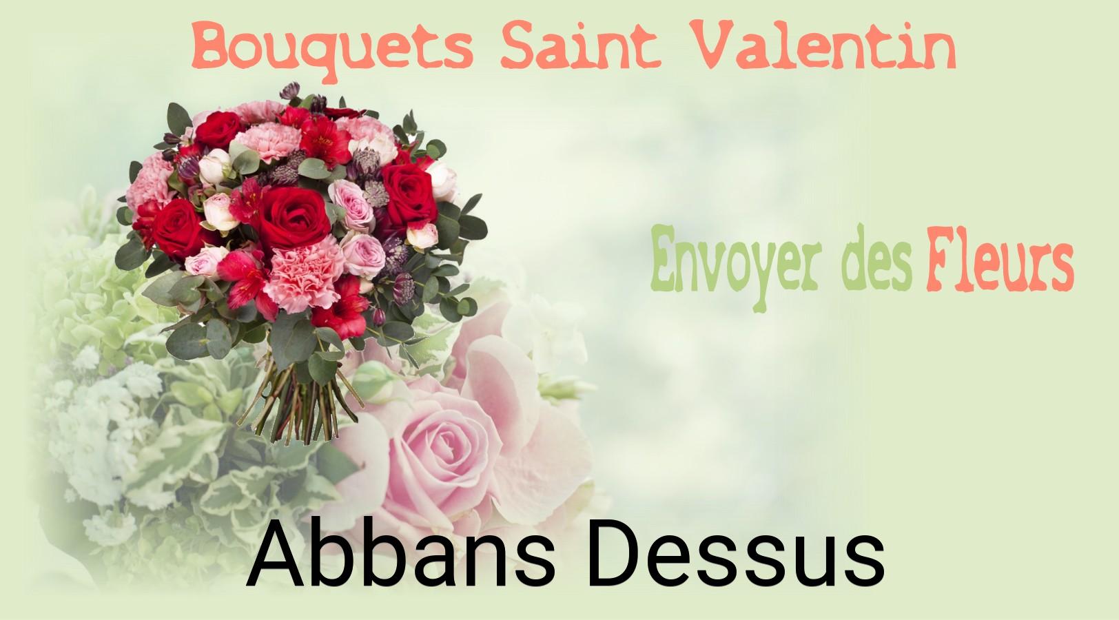 Roses de Saint-Valentin livrées à Abbans-Dessus